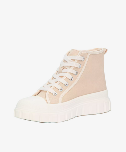 MELIA DUE - Dame Sneakers - Beige