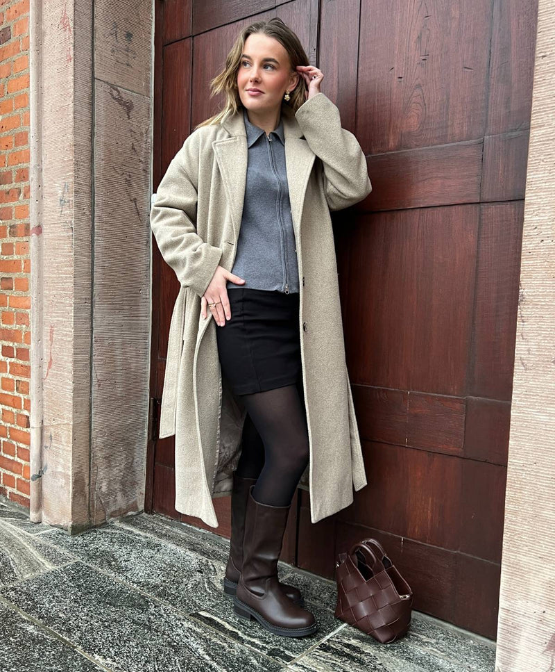 NAYA - BM230 - støvle lang - Brun