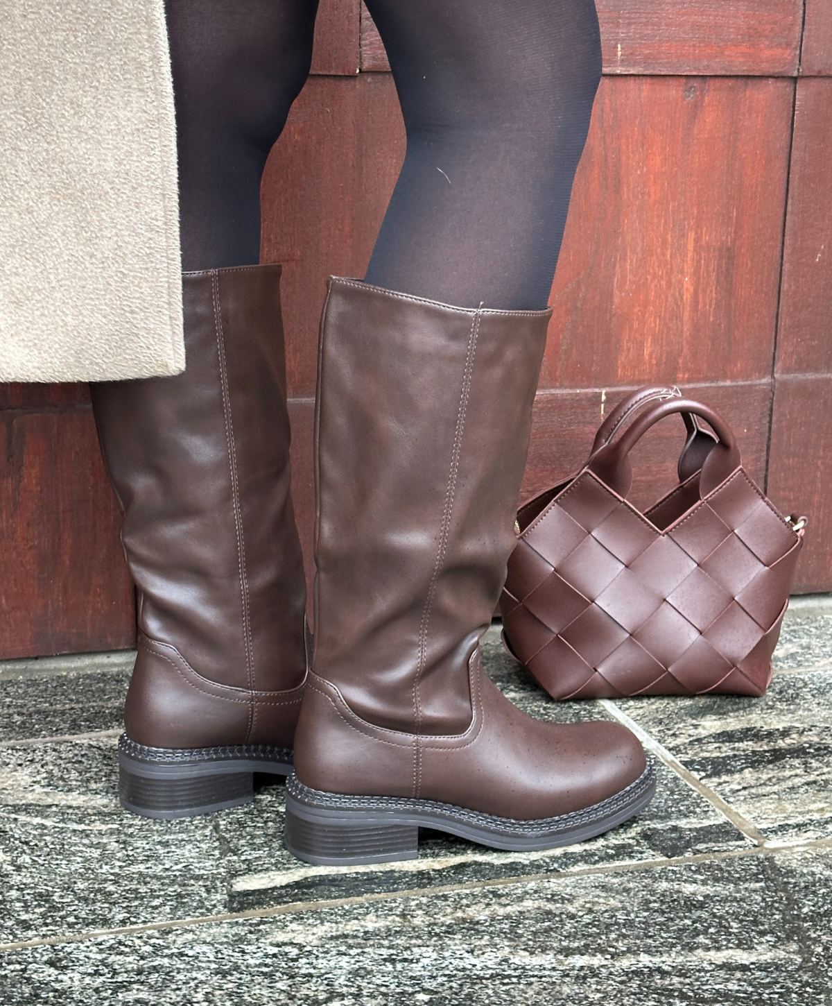 NAYA - BM230 - støvle lang - Brun