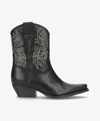 NELLIE - Cowboy støvle - Sort