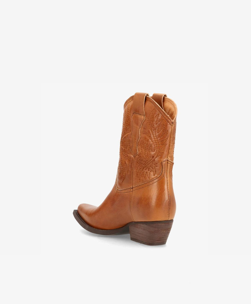 NELLIE T - Cowboy Støvle - Camel