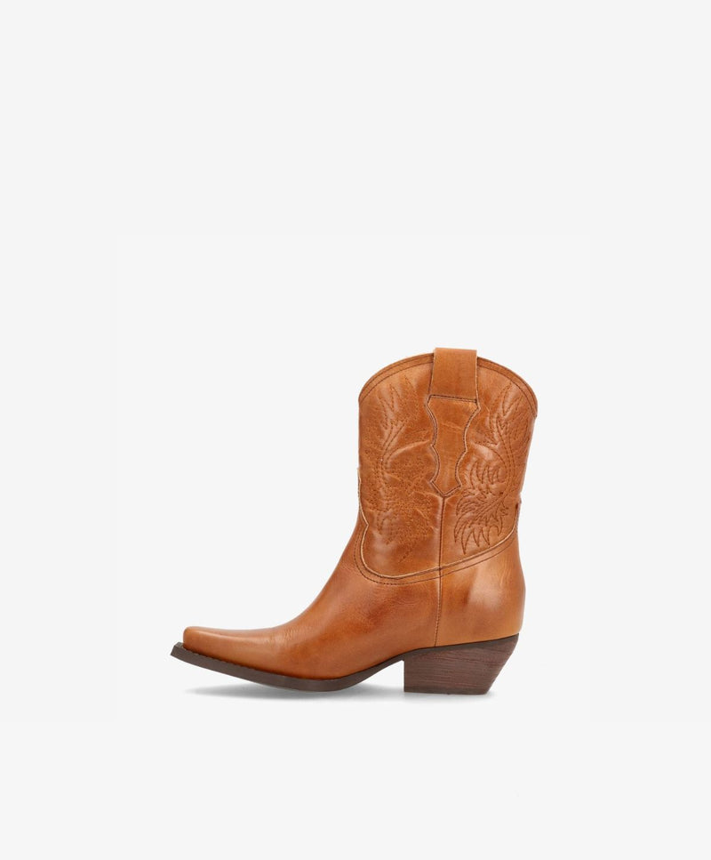 NELLIE T - Cowboy Støvle - Camel