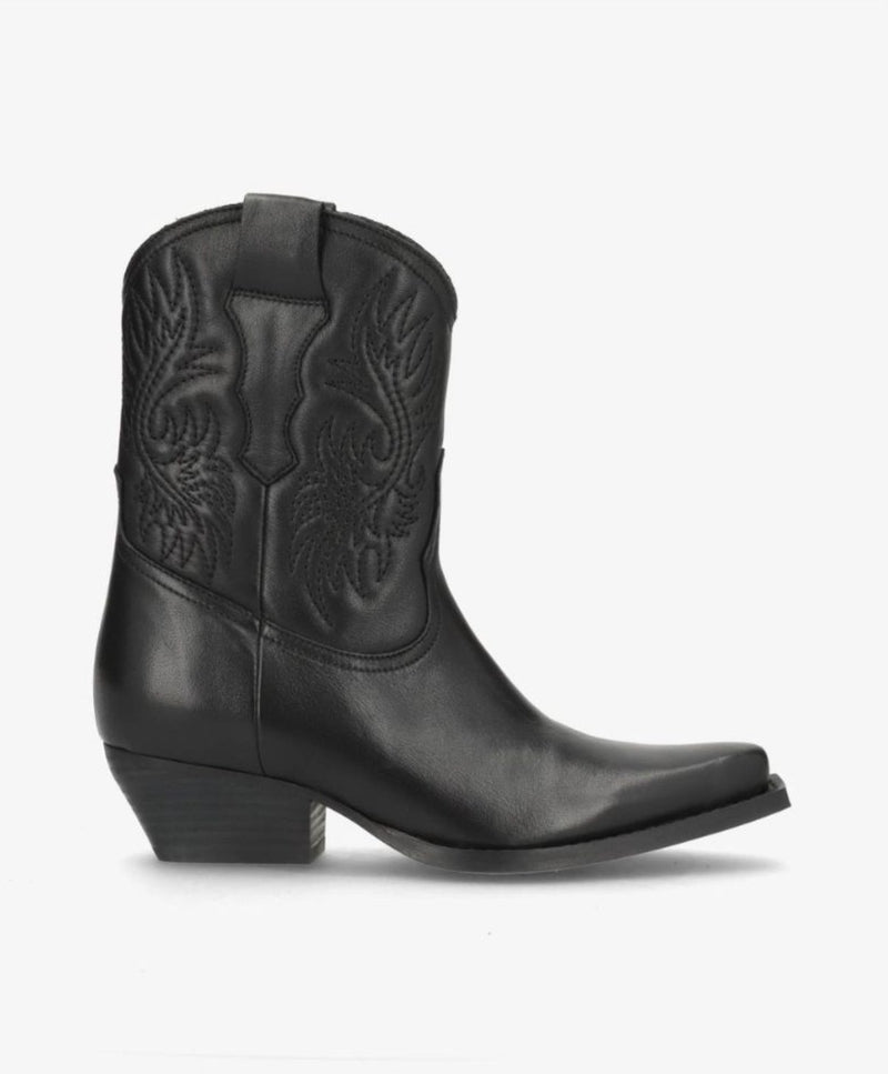 NELLIE T - Cowboy Støvle - Sort