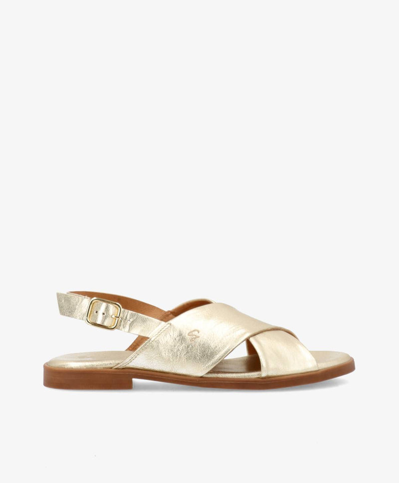 NICOLA - Sandal - Guld - Shoedesign Copenhagen