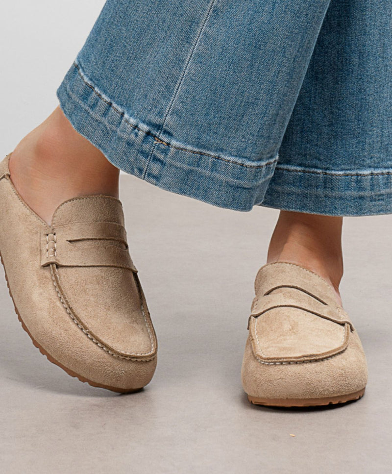 PORTIA - 6551 - Mules - Taupe - Dame