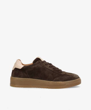 PRIME BEAT SS - Mørkebrun ruskind - Sneakers low Dame