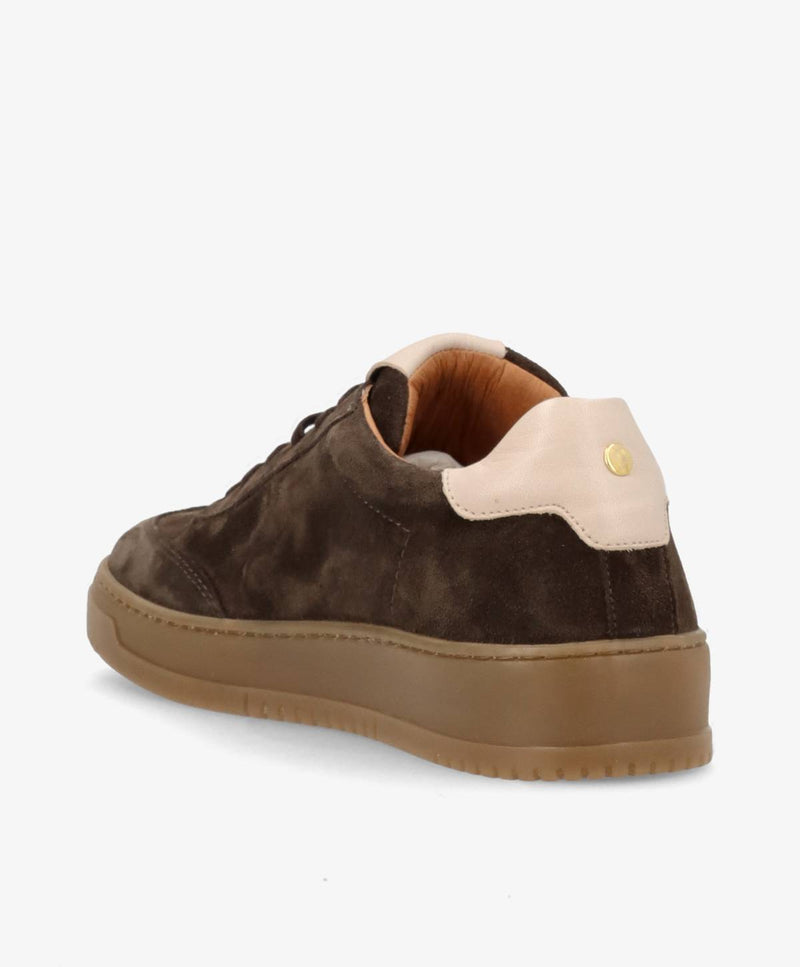 PRIME BEAT SS - Mørkebrun ruskind - Sneakers low Dame