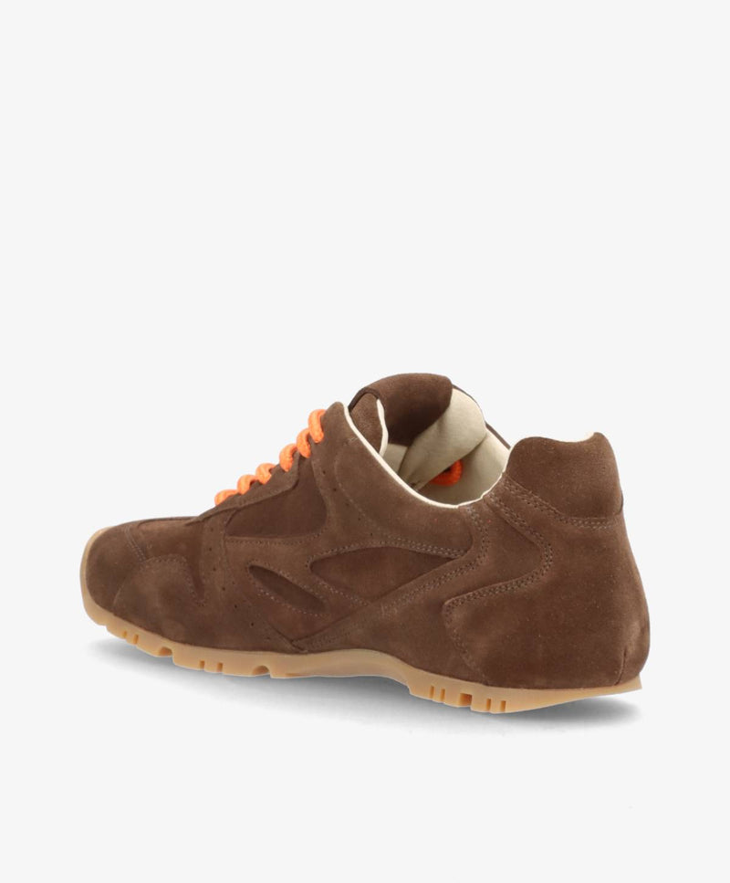 PX 510 - Mørkebrun ruskind - Sneakers low