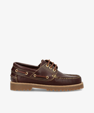 RUDDER-X - Brun læder - Sejlersko Unisex