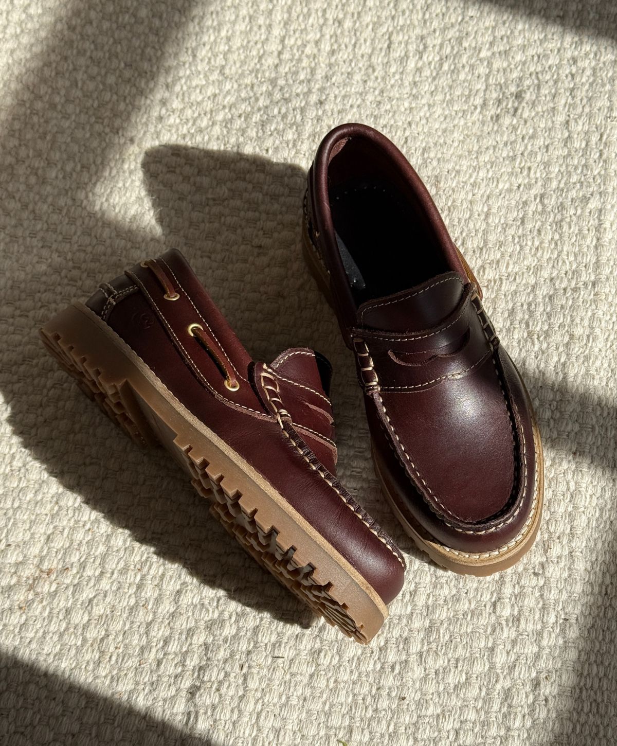 PREORDER - RUDDER L - Brun læder - Loafers Dame Sejler