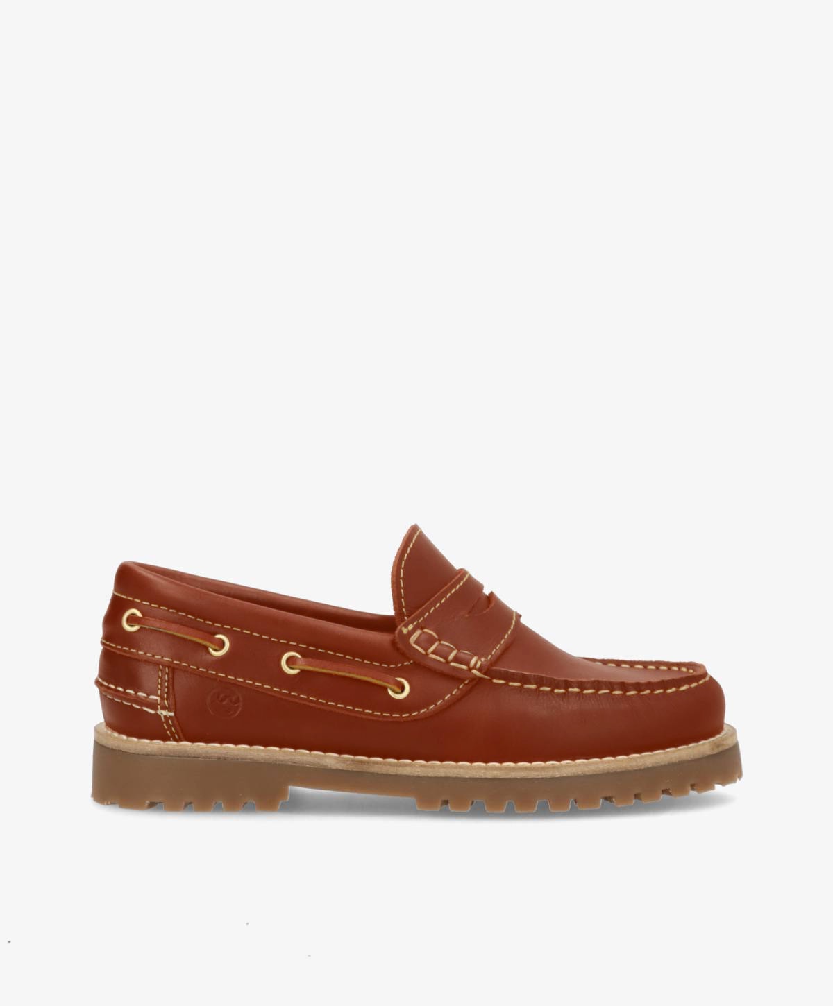 PREORDER - RUDDER L - Mellembrun læder - Loafers Dame Sejler