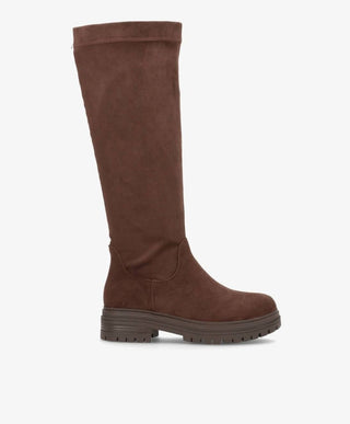 GILIA - Chocolate Vegan - lang støvle - Dame