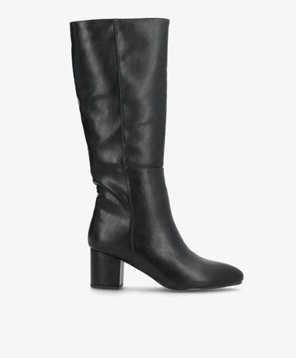 CASSIA - Sort Vegan - lang støvle - Dame
