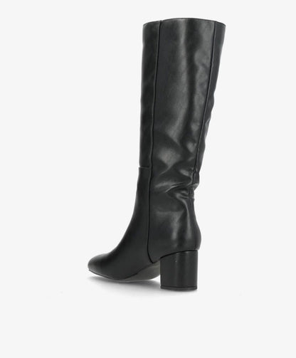 CASSIA - Sort Vegan - lang støvle - Dame
