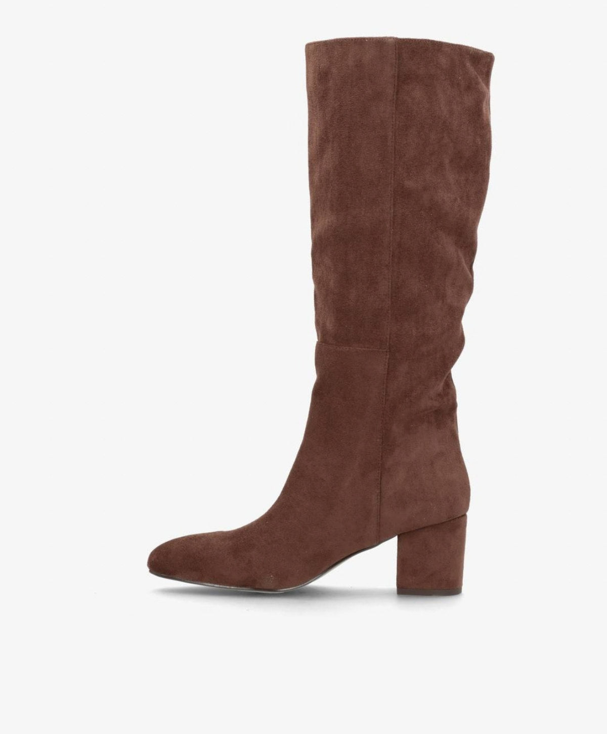 CASSIA - Brun Vegan ruskind- lang støvle - Dame