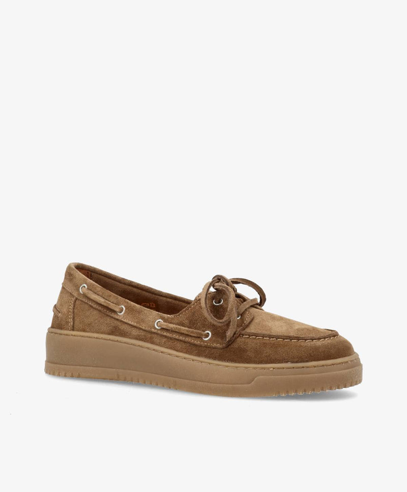 TIDE S - Dame Sejlersko - Mørk beige ruskind