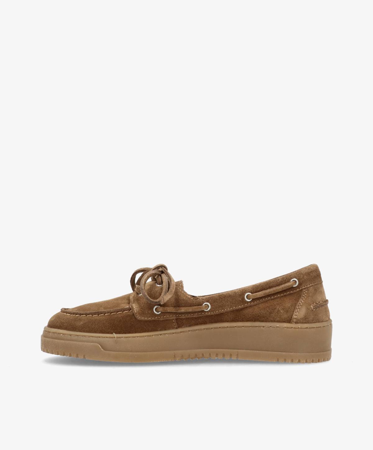 TIDE S - Dame Sejlersko - Mørk beige ruskind