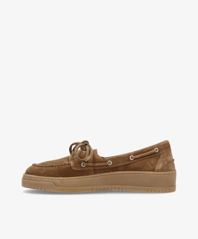 TIDE S - Dame Sejlersko - Mørk beige ruskind