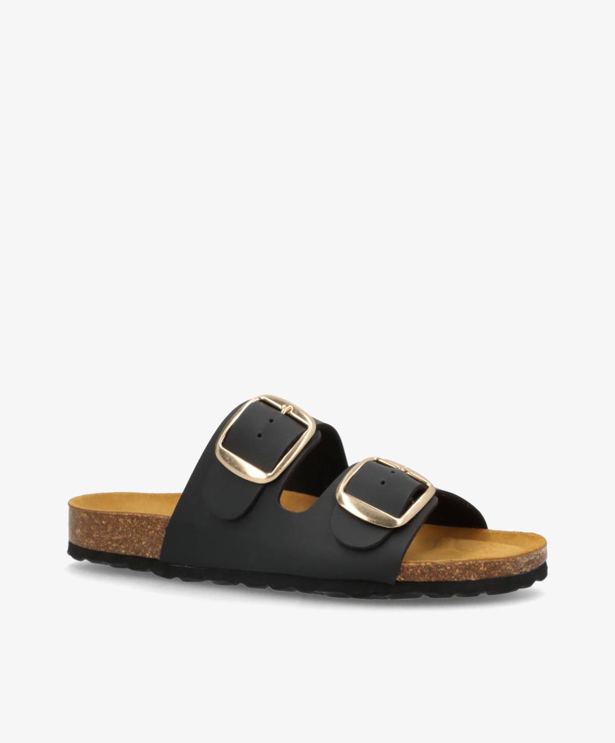 TORPINA St - Sort imiteret skind - Sliders Dame