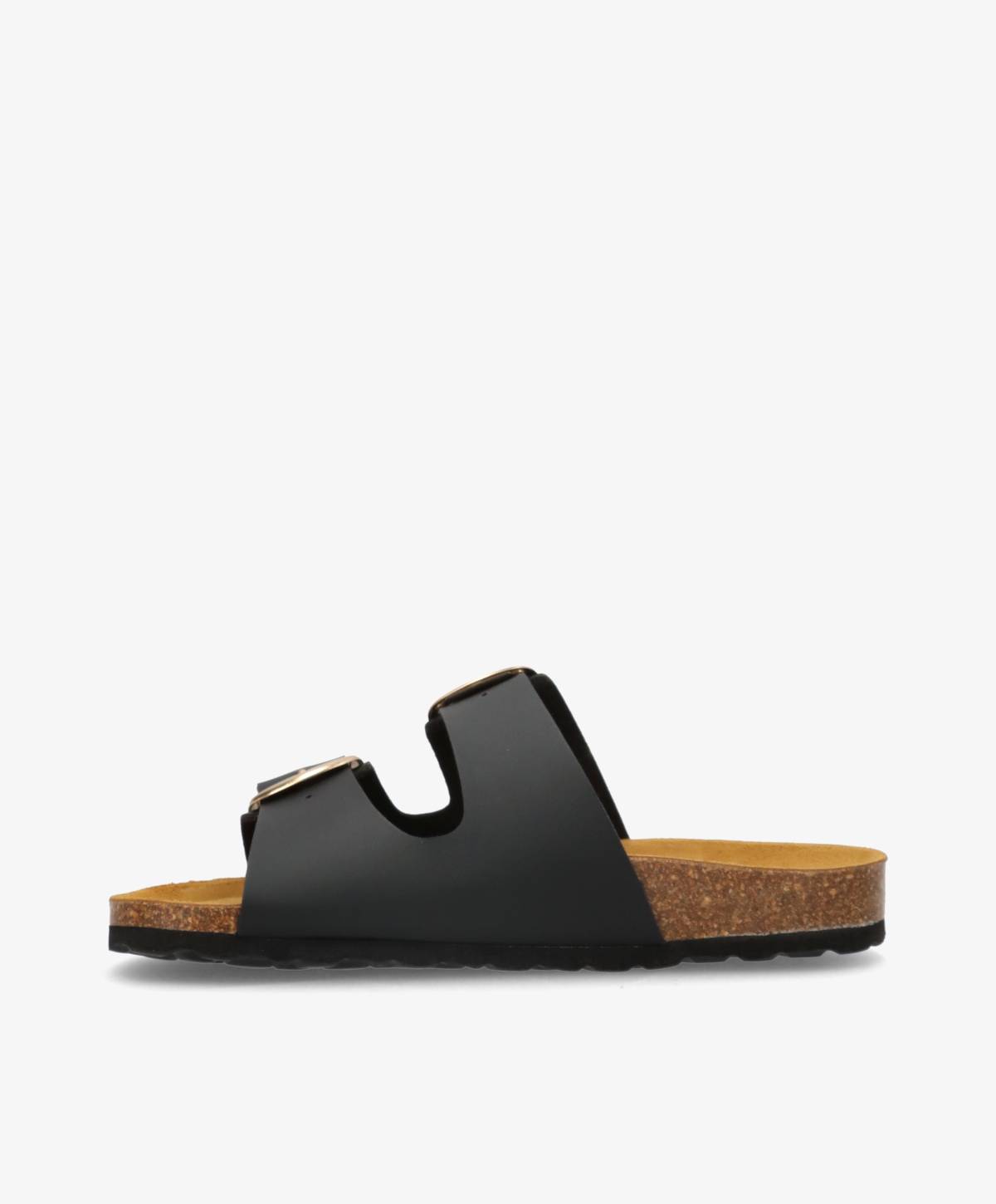 TORPINA St - Sort imiteret skind - Sliders Dame