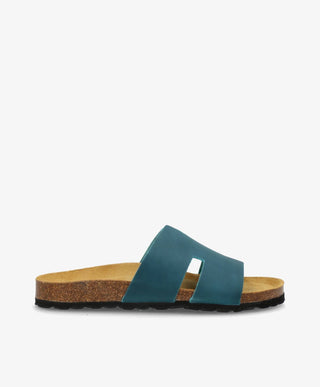 TRITON SP - Petrol blå læder - Sliders Dame