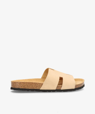 TRITON S - Beige ruskind - Sliders Dame