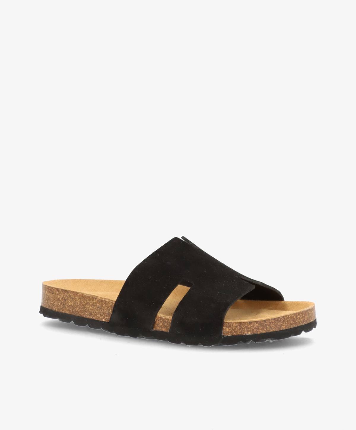 TRITON S - Sort ruskind - Sliders Dame