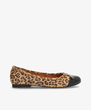 VERONICA S - Leopard ruskind m. lak - Ballerina