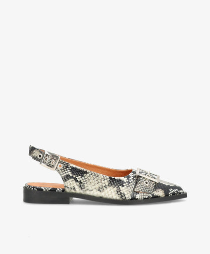 WANT - Slingback dame - More shine snake