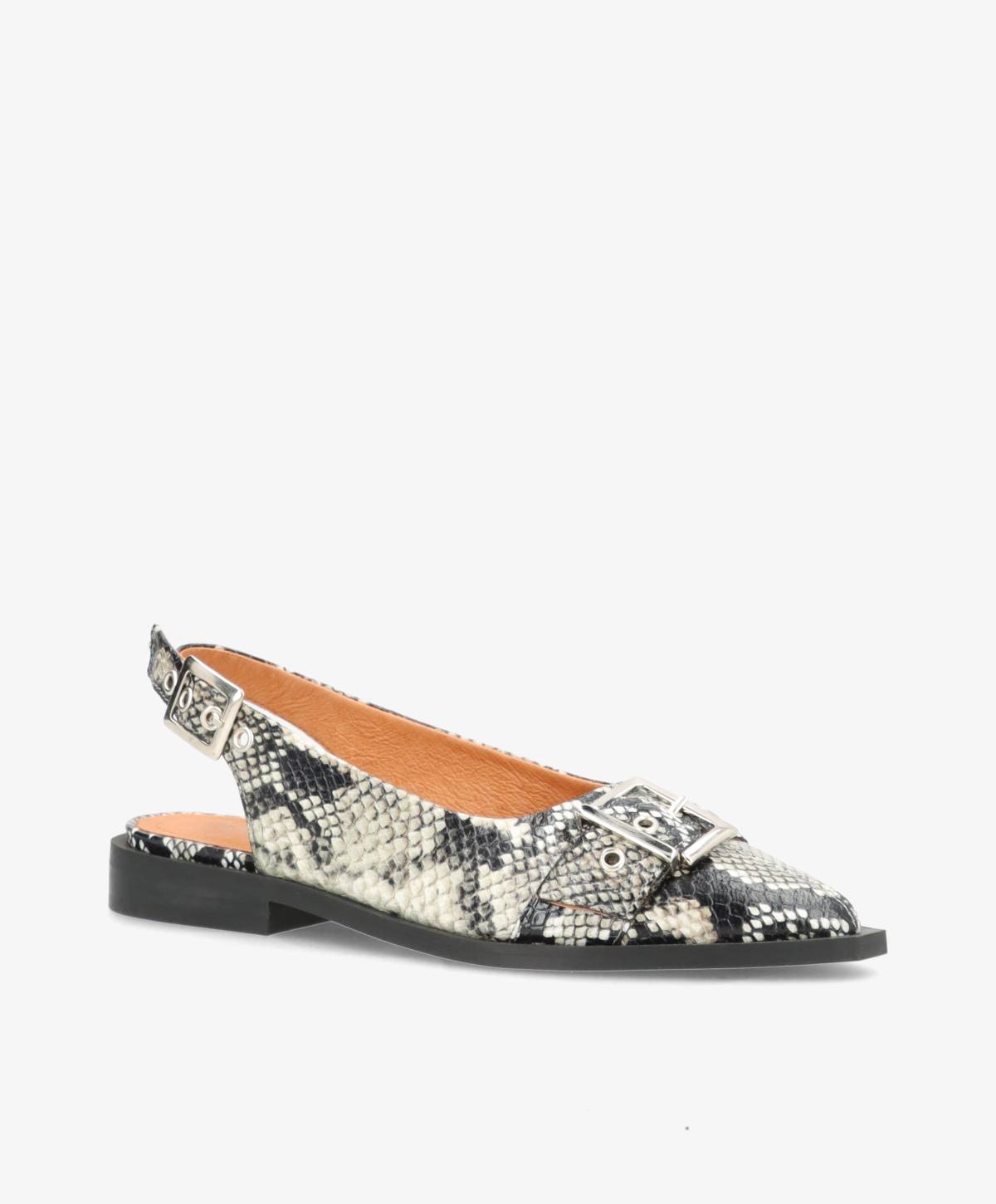 WANT - Slingback dame - More shine snake