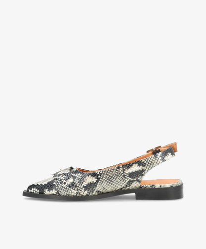 WANT - Slingback dame - More shine snake