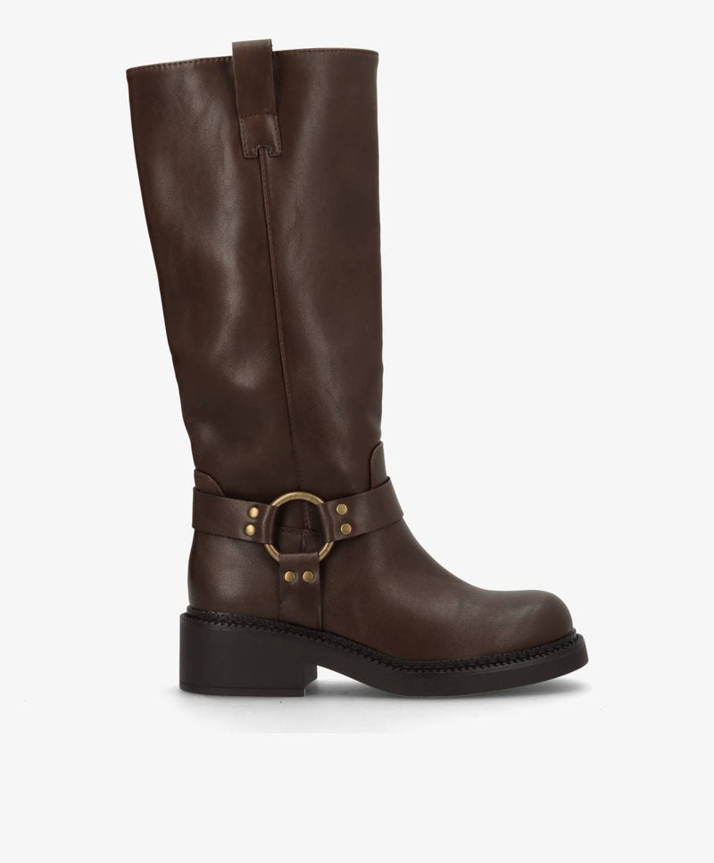 YAS - LQ-137 - støvle lang - Brun