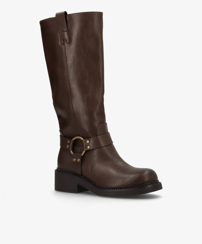 YAS - LQ-137 - støvle lang - Brun