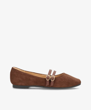 LIVIA - Ballerina - Brun - Dame