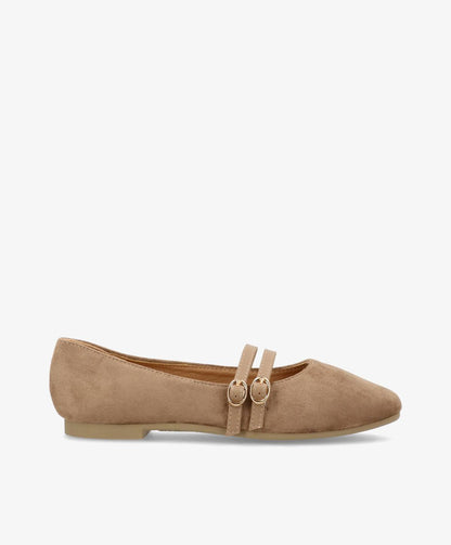 LIVIA - Ballerina - Khaki - Dame
