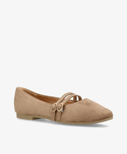 LIVIA - Ballerina - Khaki - Dame