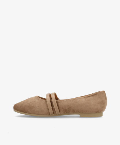 LIVIA - Ballerina - Khaki - Dame