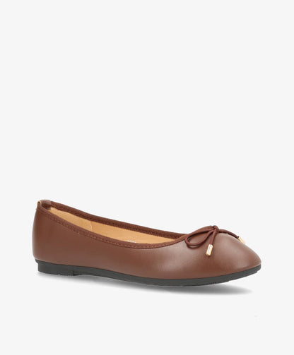 ROME - Ballerina - Brun Mat - Dame