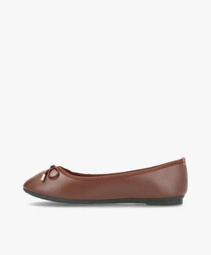 ROME - Ballerina - Brun Mat - Dame