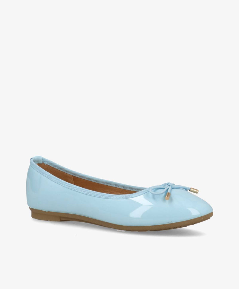 ROME - Ballerina - Lys Blå Lak - Dame