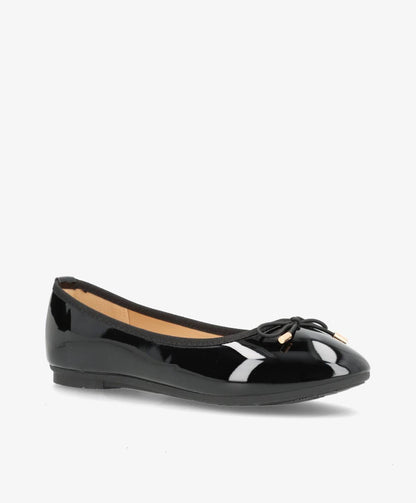 ROME - Ballerina - Sort Lak - Dame