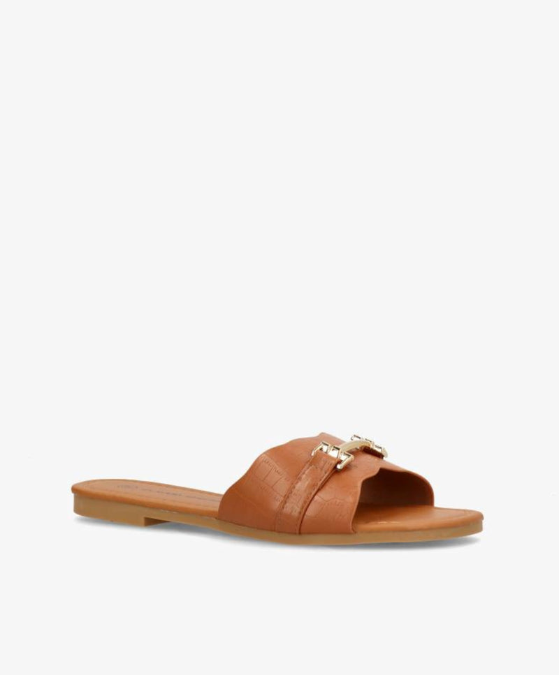 CLAIR - Sandal - Cognac - Dame