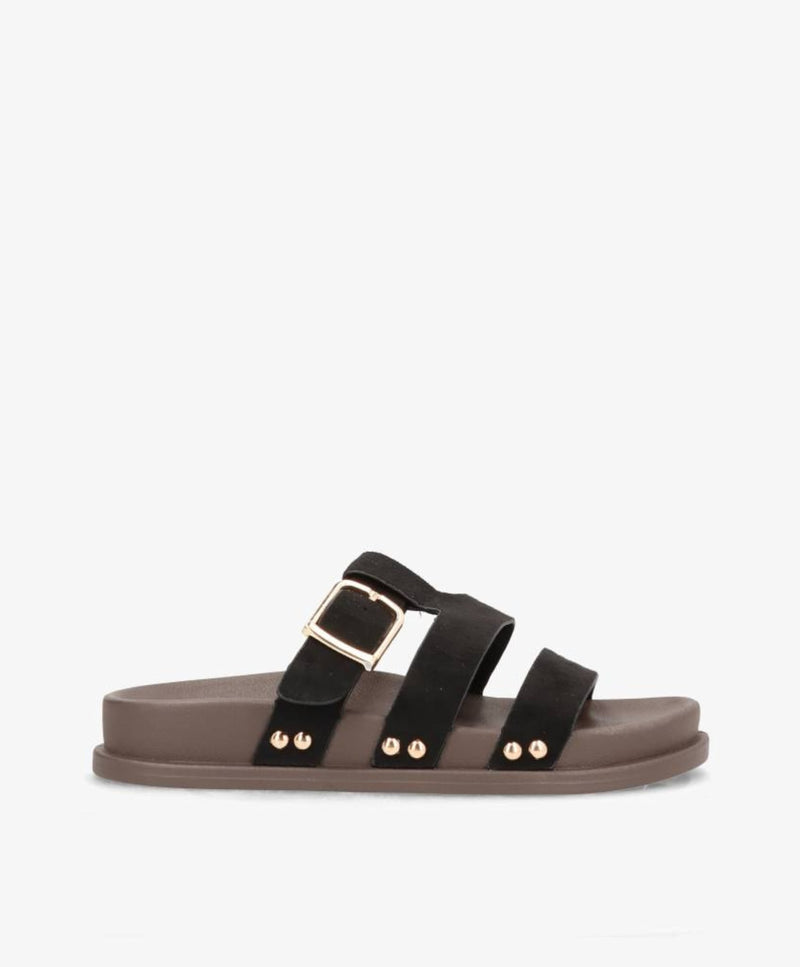 RICO - H8-1276C - Sort - Sandal - Dame