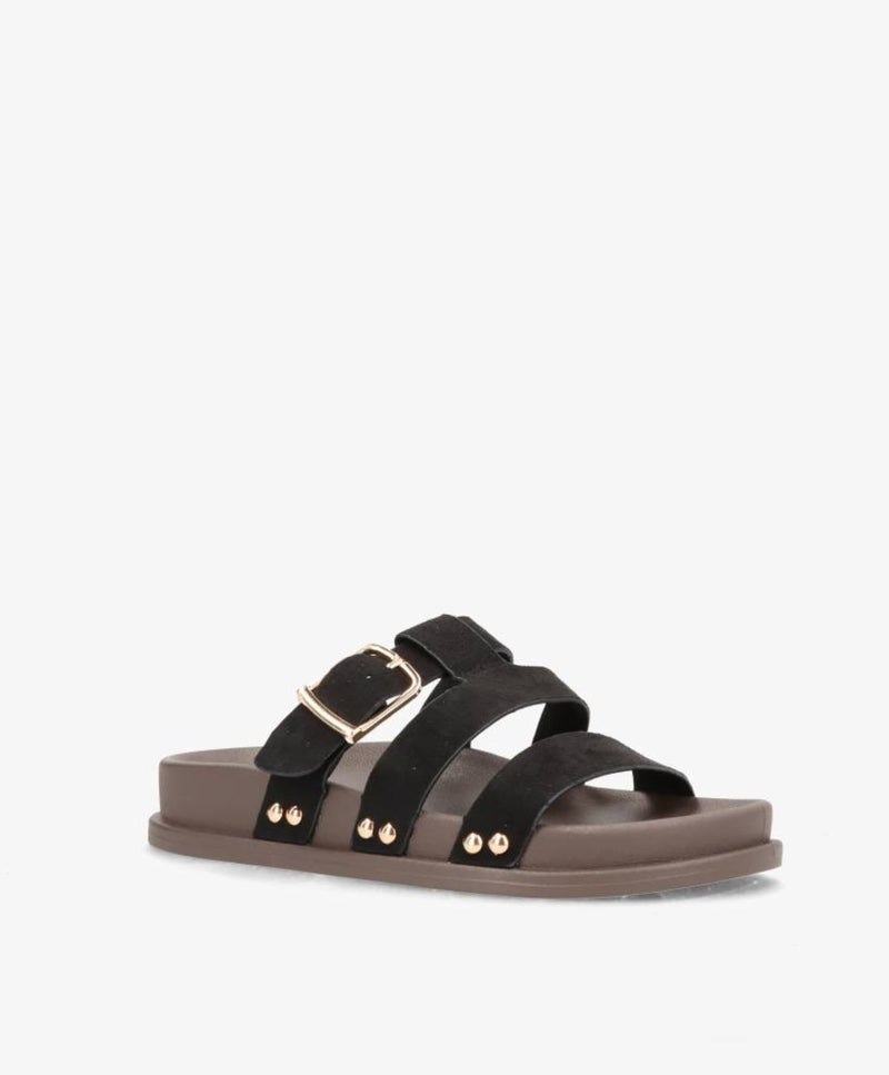 RICO - H8-1276C - Sort - Sandal - Dame