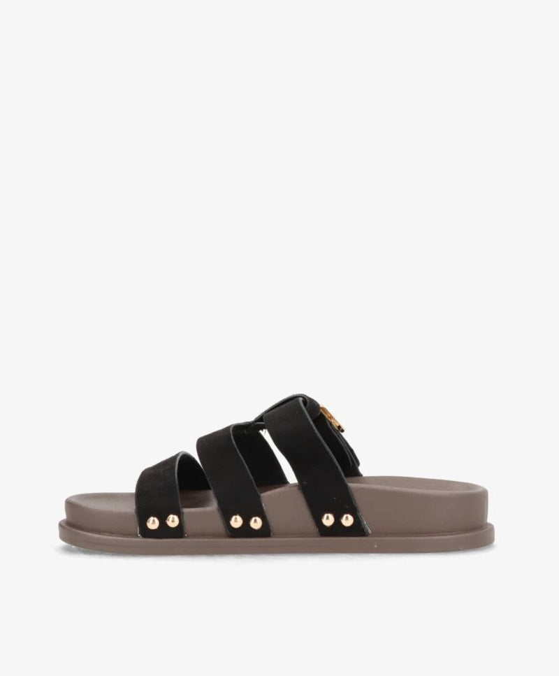 RICO - H8-1276C - Sort - Sandal - Dame