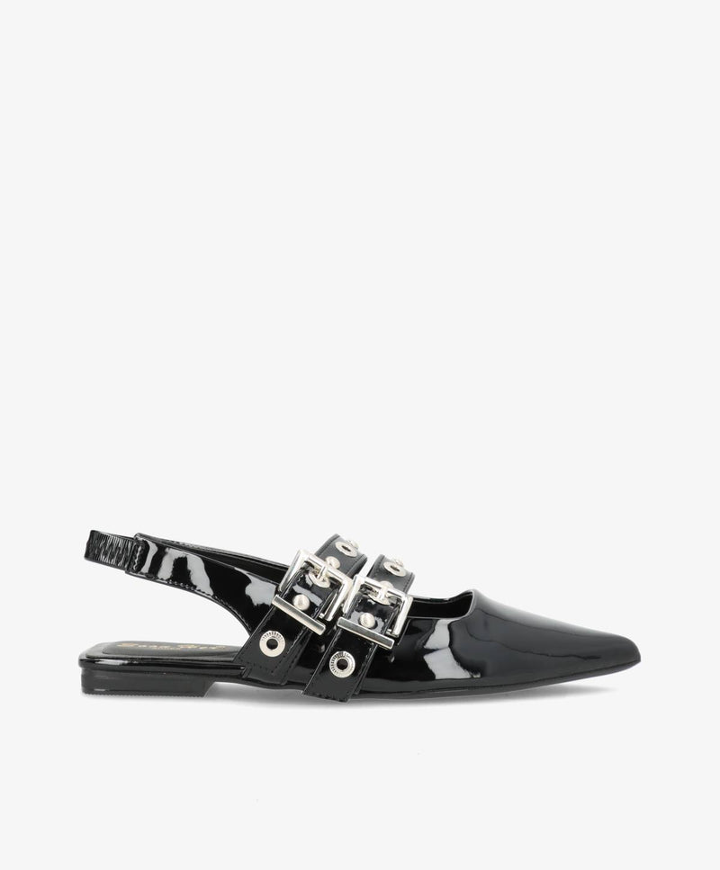 STRADA - Slingback - Sort - Dame