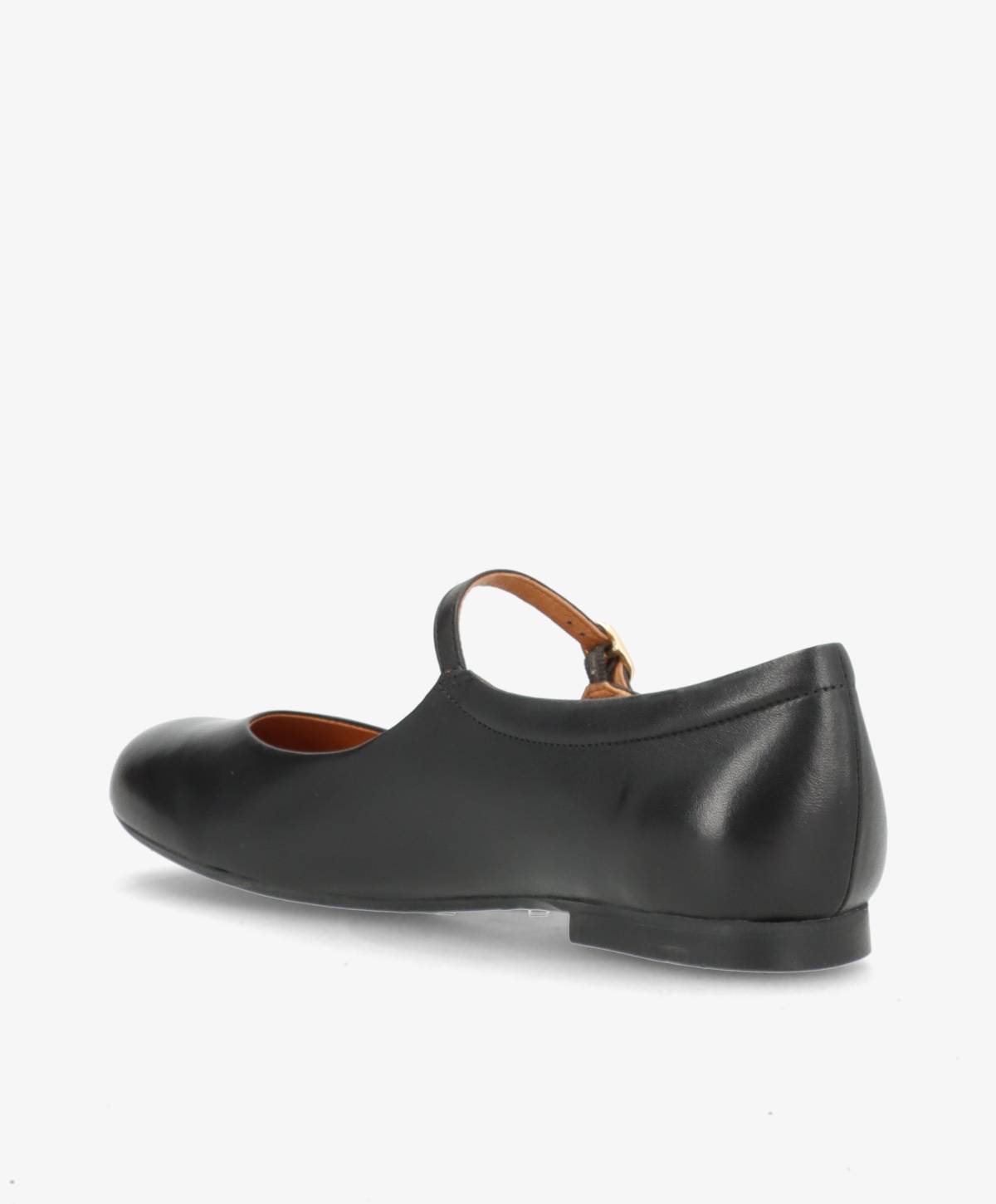 BLUSH - Sort læder - Ballerina Dame