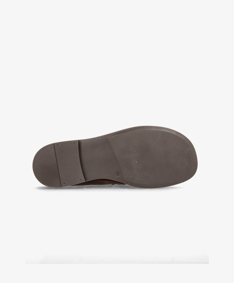 Preorder - lev. uge 39 - WHISPER WIDE S - Mørkebrun Ruskind - Loafers - Dame