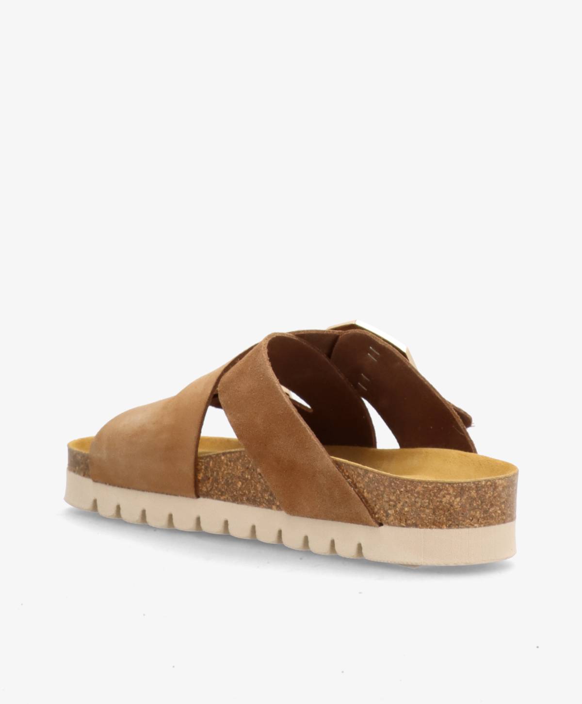 CROSS S - Beige ruskind - Sliders Dame