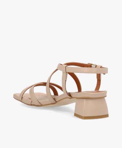 ESTEEM - Beige læder - Sandal Dame